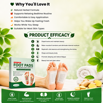 DETOX FOOT PAD (BUY1 GET 1)